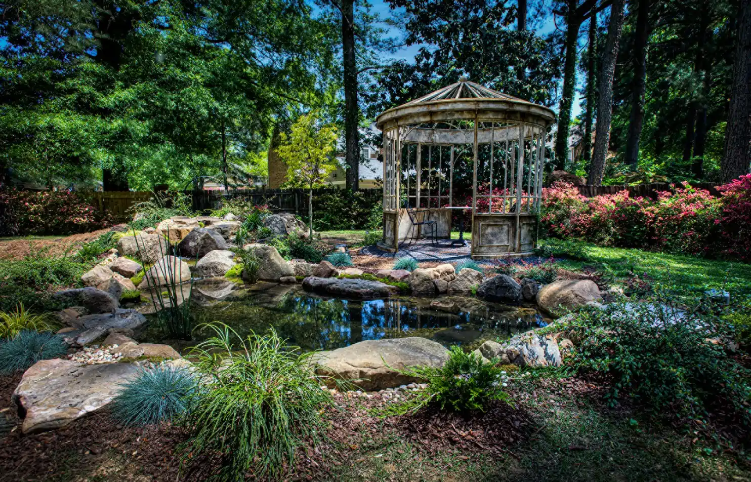 custom pond design memphis water gardens 3