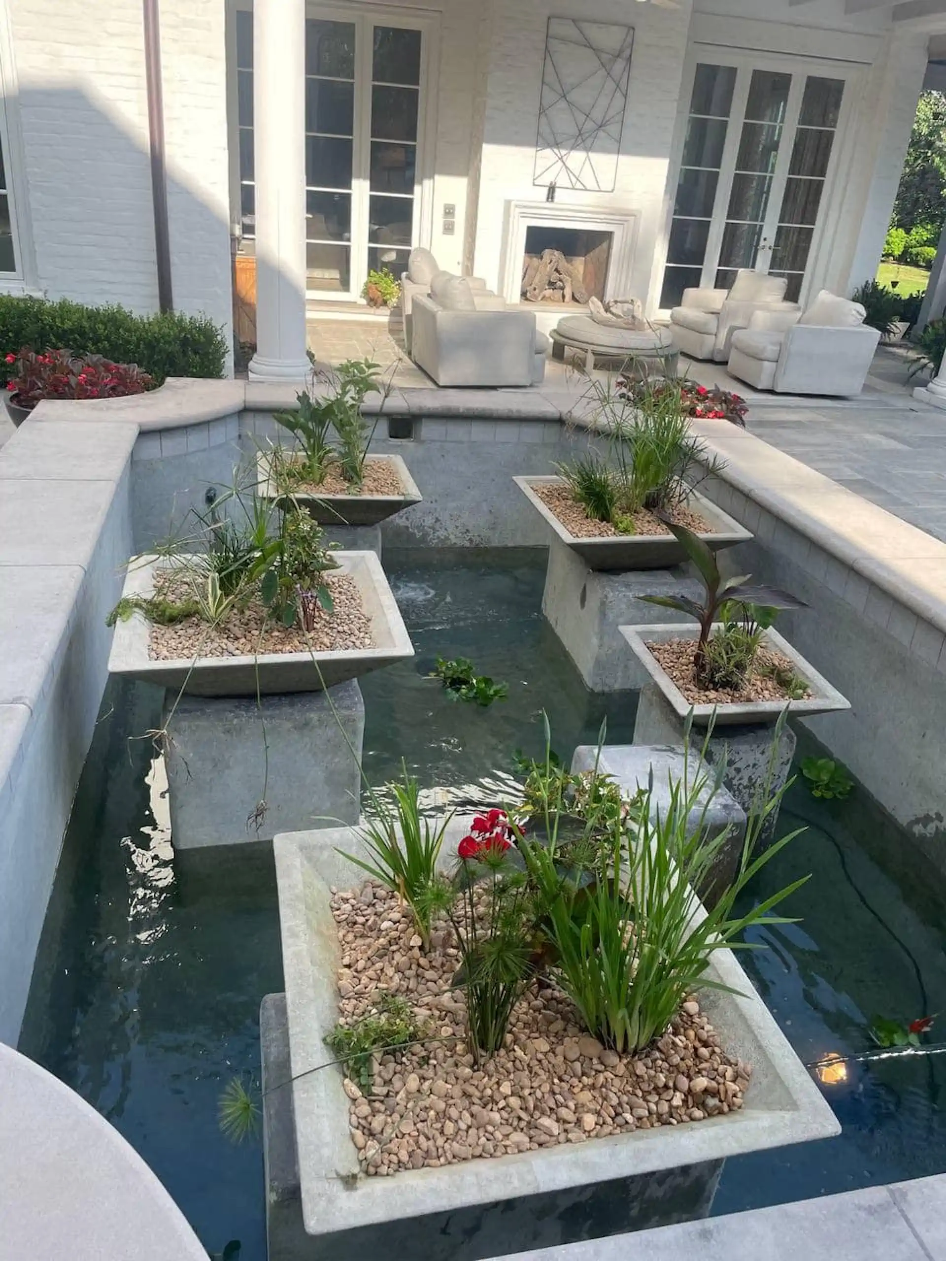 custom pond design memphis water gardens 4