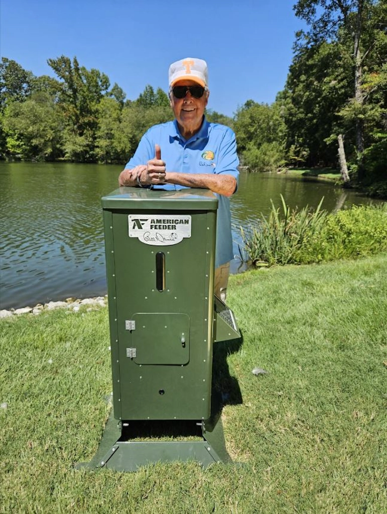 fish feeder installation memphis water gardens 2