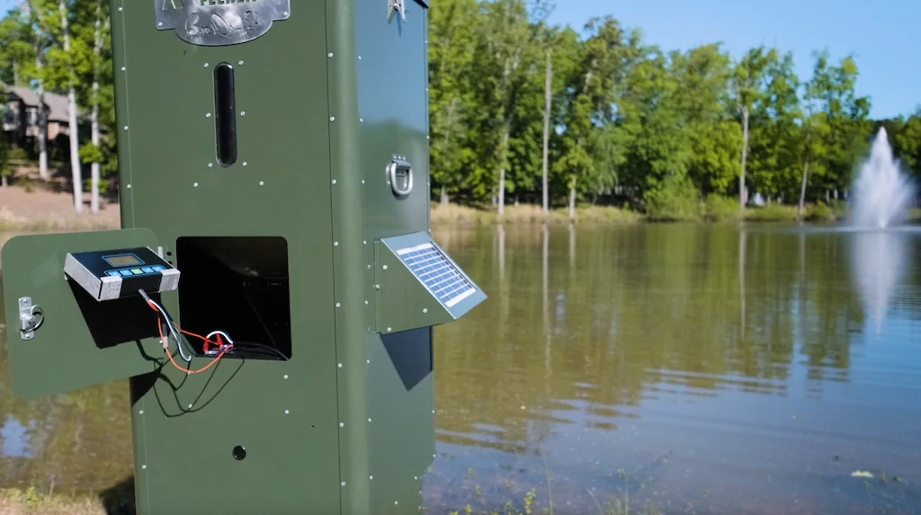 fish feeder installation memphis water gardens 4