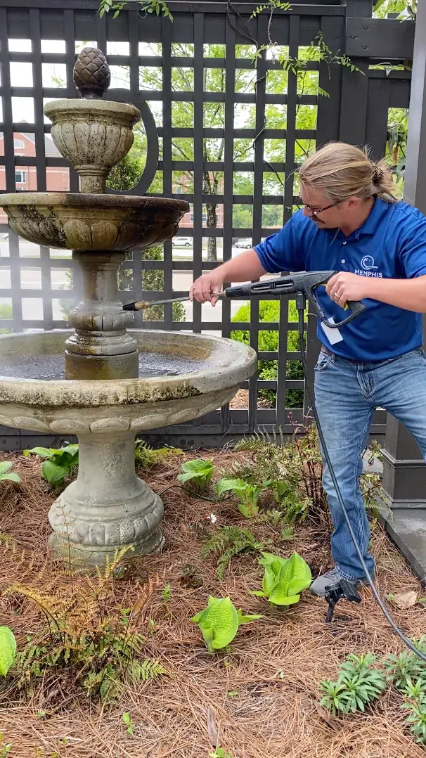 fountain maintenance memphis water gardens 8