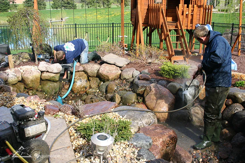 comprehensive cleaning of your memphis pond water garden