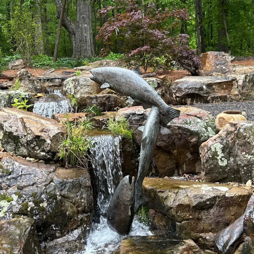 memphis water garden design installation waterfall features 1