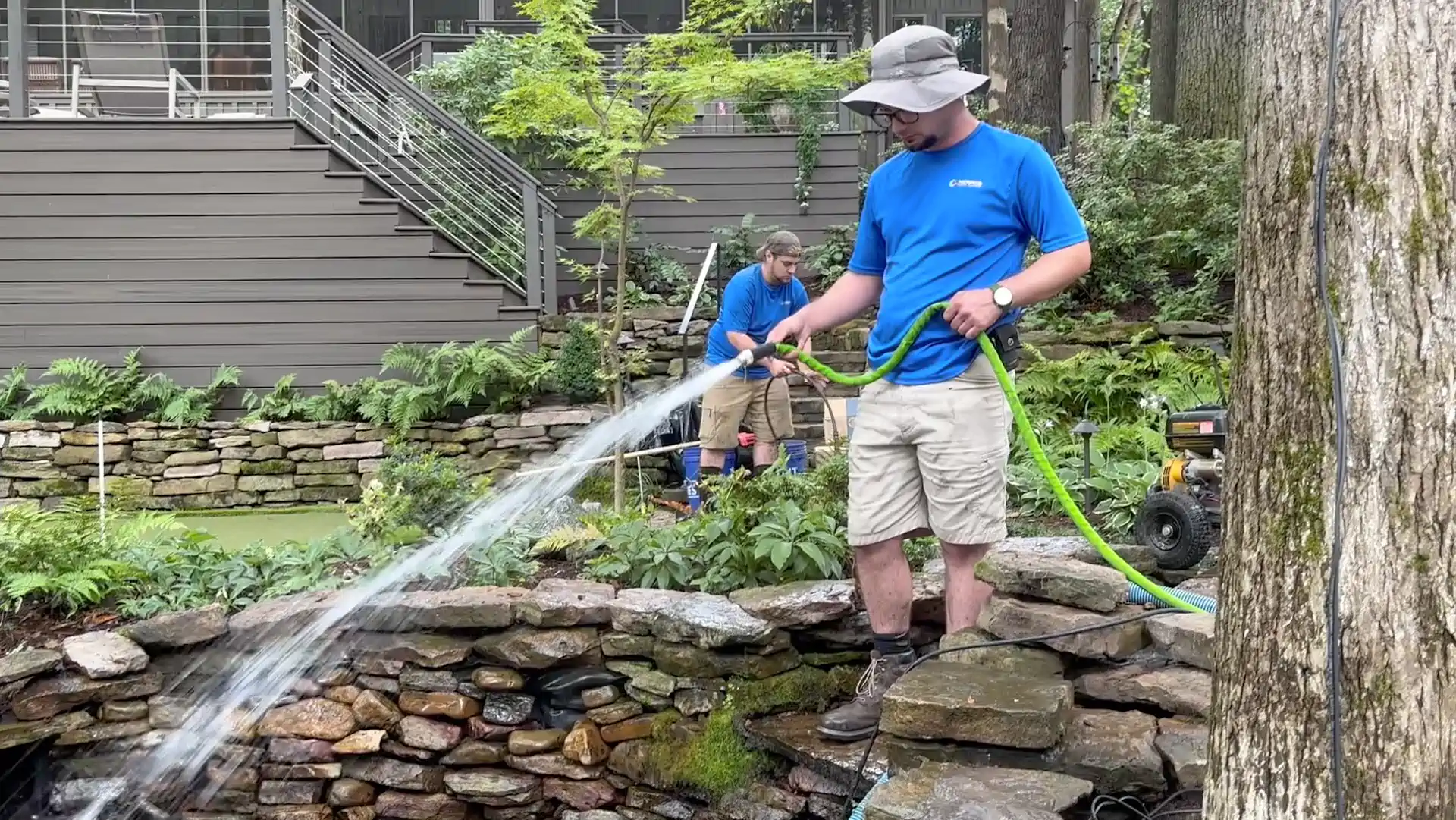 pond cleaning maintenance memphis water gardens 2