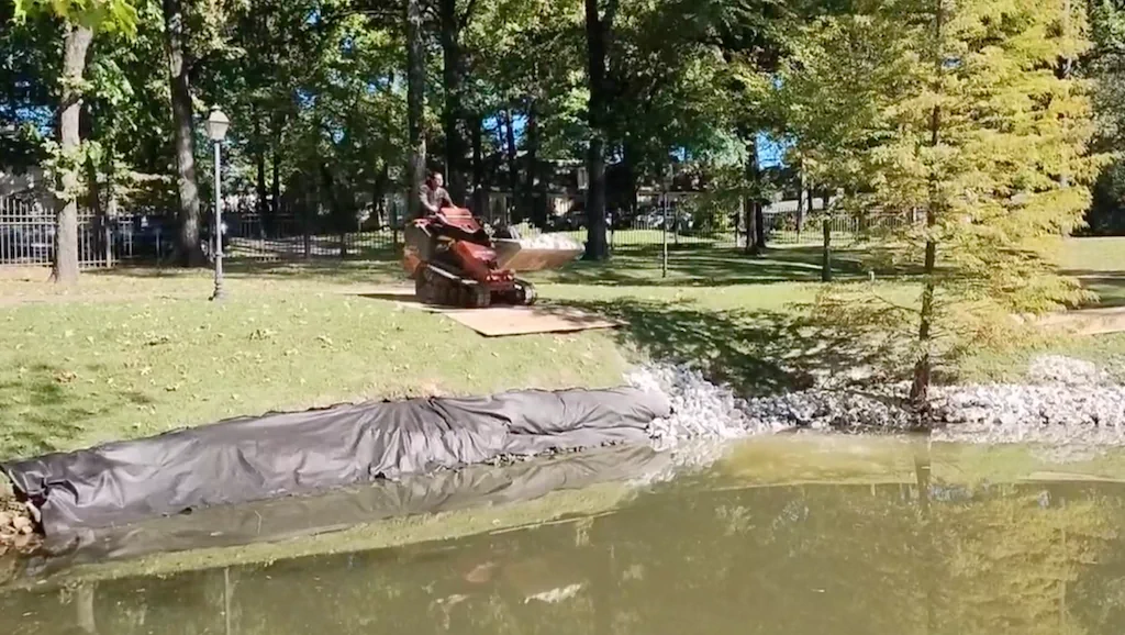 levee repair memphis water gardens 1