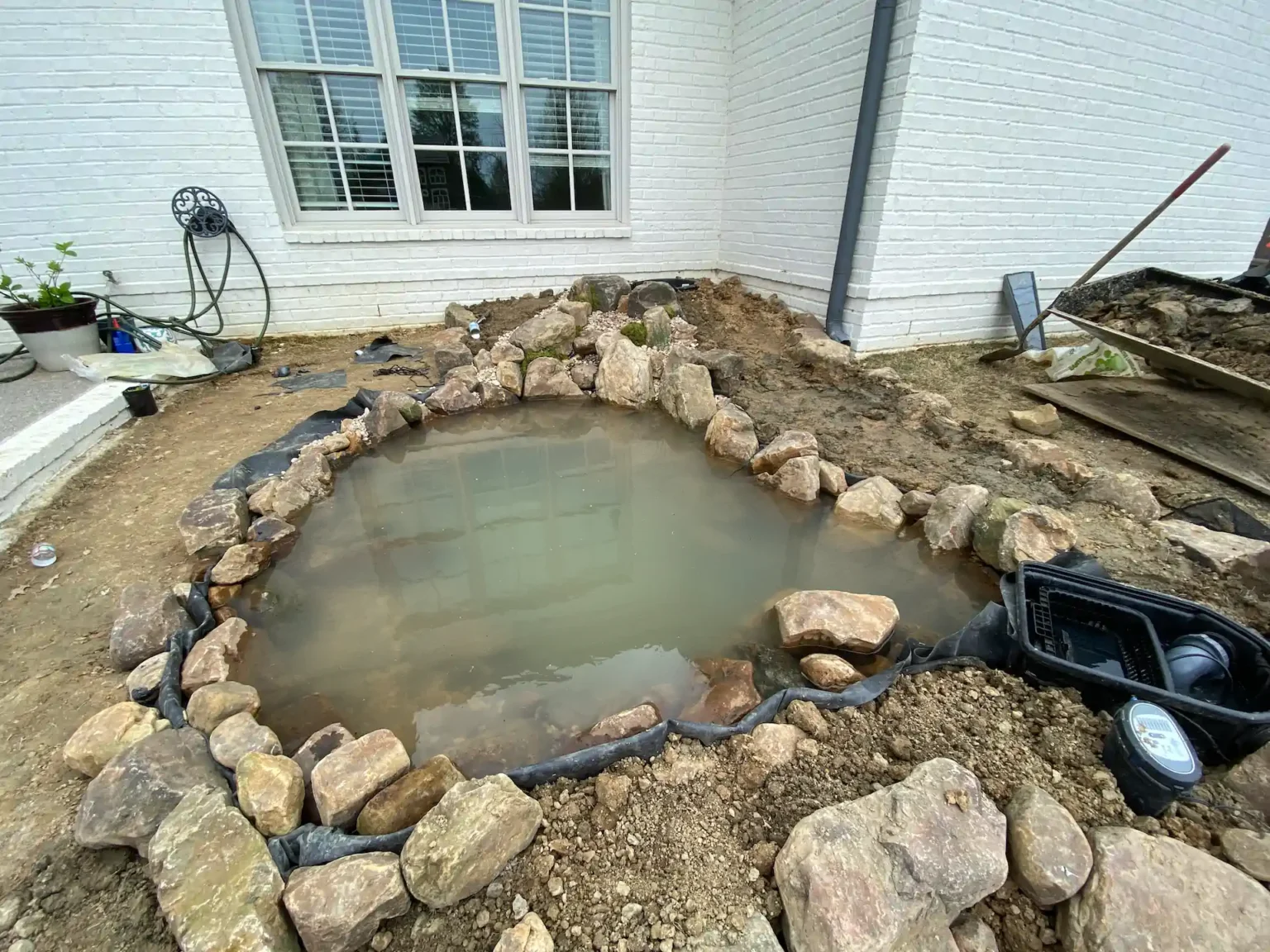 portfolio backyard ecosystem pond in collierville memphis water gardens 3